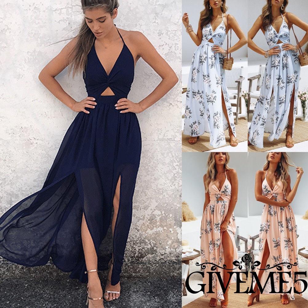 Đầm maxi dài in hoa phong cách Boho | BigBuy360 - bigbuy360.vn