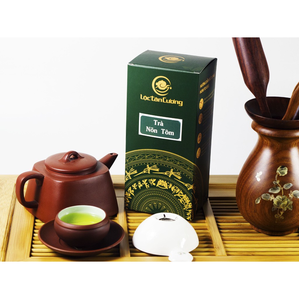 Chè Thái Nguyên Nõn Tôm Lộc Tân Cương Hộp 250g - Chè Thái Nguyên Cao Cấp, Chuẩn VietGap