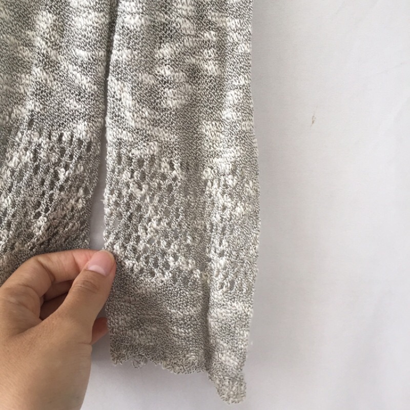 Áo khoác len chỉ Miss Hong Hàn bánh bèo