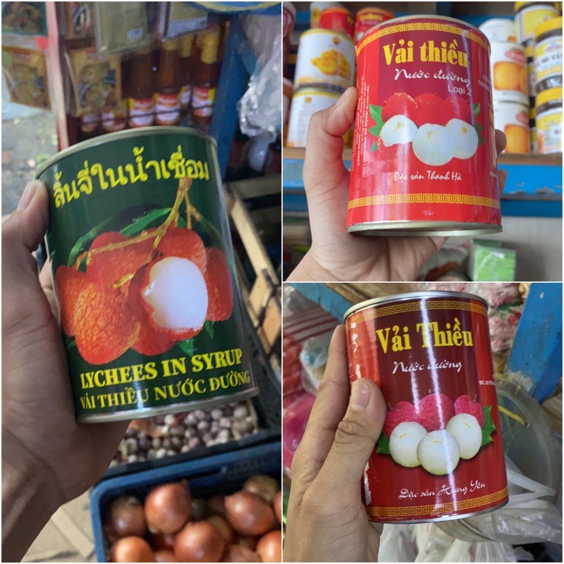 Vải thiều ngâm nước đường 565g