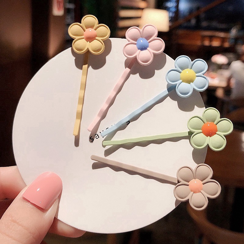 Set 1/5 kẹp tóc hình bông hoa xinh xắn cho nữ
