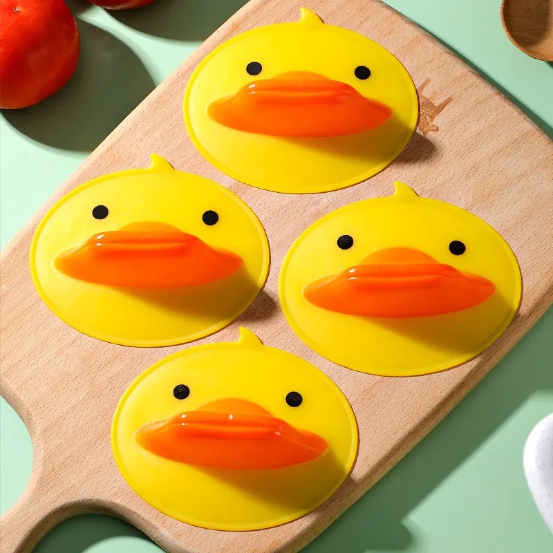 Kẹp Nhấc Nồi Cách Nhiệt Chống Trượt Chịu Nhiệt Độ Cao Hình Chú Vịt Dễ Thương Đa Năng