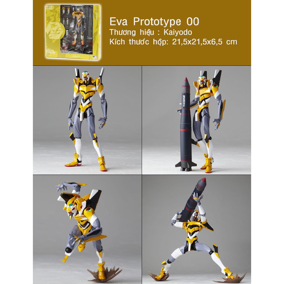 Mô hình Chính hãng Revoltech Evagelion 2.0 Eva