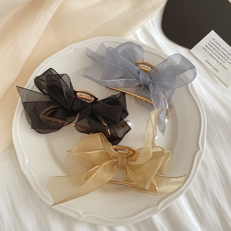 Kẹp Tóc Hình Nơ Giản Xinh Xắn - YUME PK0025