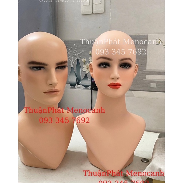 Combo đầu manocanh nam nữ tam giác