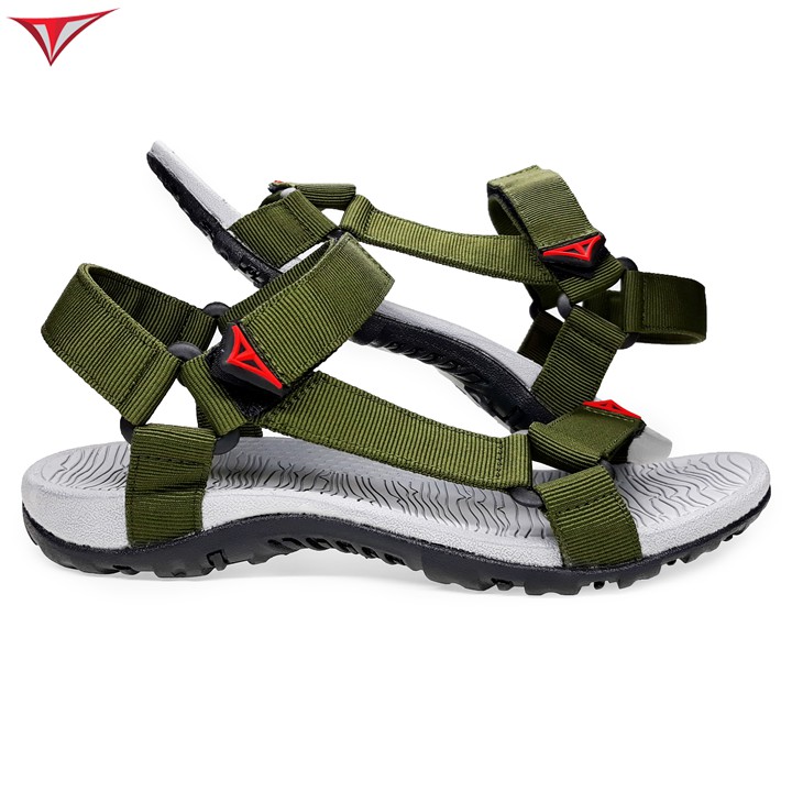 [Fullbox] Giày Sandal Xanh Việt Thủy Quai Chéo Nam Rêu - VT08