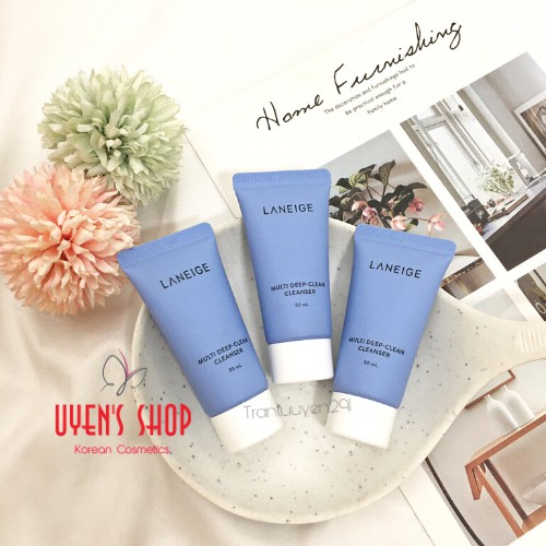(Mini Size) Sữa rửa mặt Laneige Multi Deep Clean Cleanser 30Ml