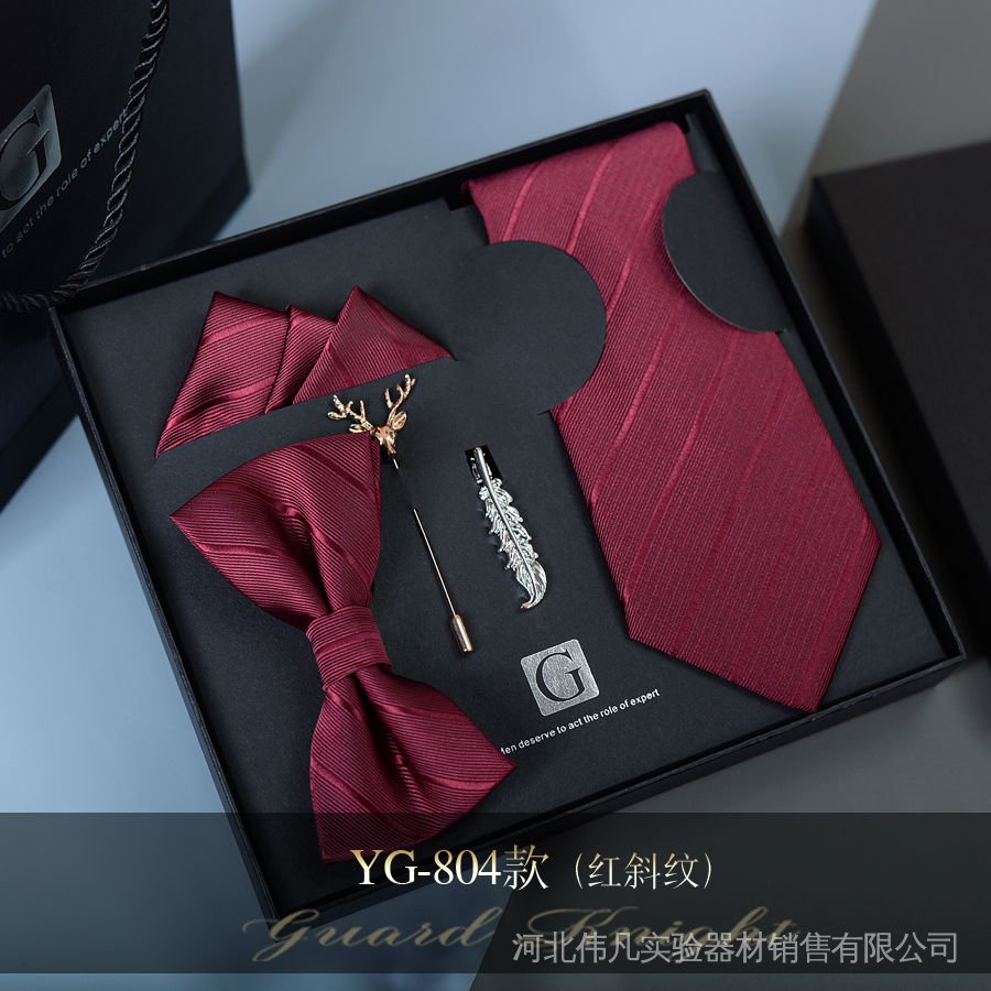 Set Nơ Đeo Cổ Và Cà Vạt Phong Cách Hàn Quốc Cho Nam