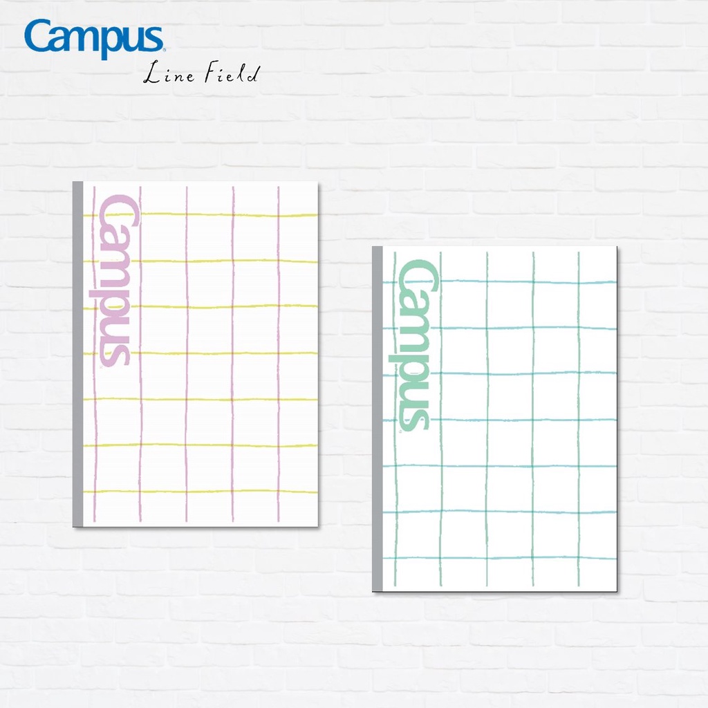 Vở Kẻ Ngang Campus 80 Trang, LINE FIELD , Có Chấm – Định Lượng 70g/m2 - Loki Home
