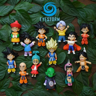 Mô hình Bảy viên Ngọc Rồng - Dragon Ball - Goku, Gohan, Goten, Chi Chi, Pan, Krillin, Vegeta, Trunks, Bulma, Dende, Upa