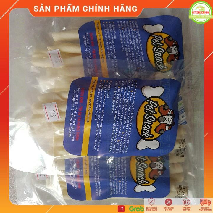 Xương đồ ăn cho chó  FREESHIP  THT MS: 768 Pet Snack bánh thưởng xương da nhai sạch răng cho chó cún