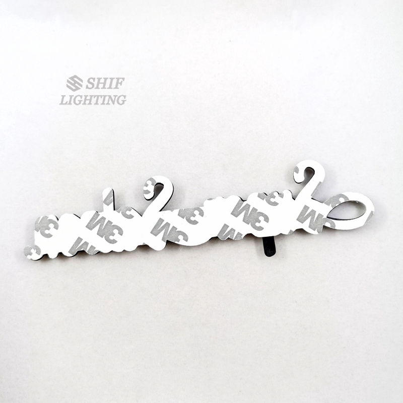 Logo họa tiết Super Saloon chất liệu ABS trang trí xe Toyota