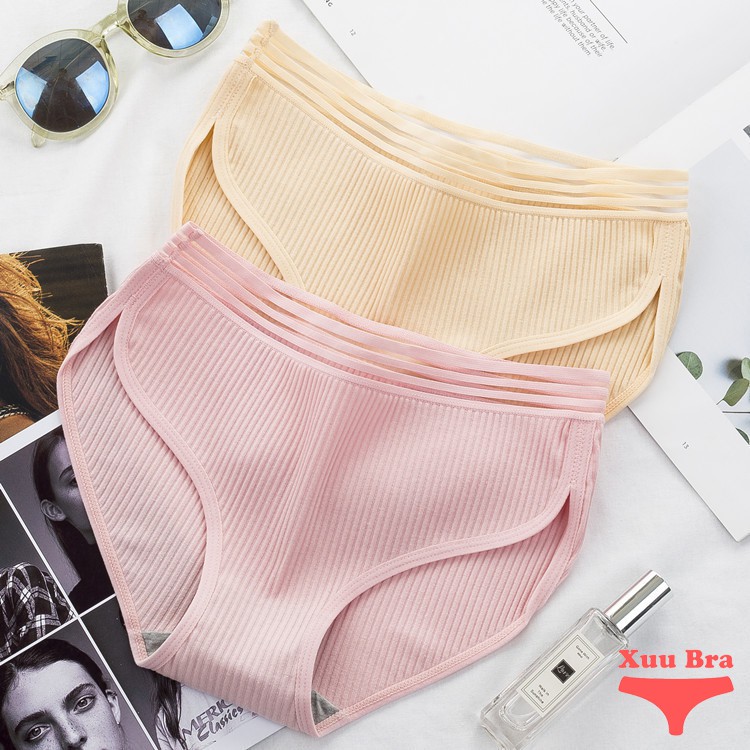 Quần Lót nữ quần lót tăm tre thông thoáng kháng khuẩn chống HPV cạp vừa SQ04 | BigBuy360 - bigbuy360.vn