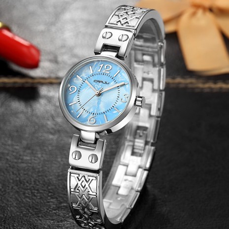 Đồng Hồ Quartz CRRJU 2130 Bằng Thép Không Gỉ Chống Thấm Nước Thời Trang Cho Nữ | BigBuy360 - bigbuy360.vn