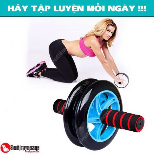 Máy tập cơ bụng bánh xe