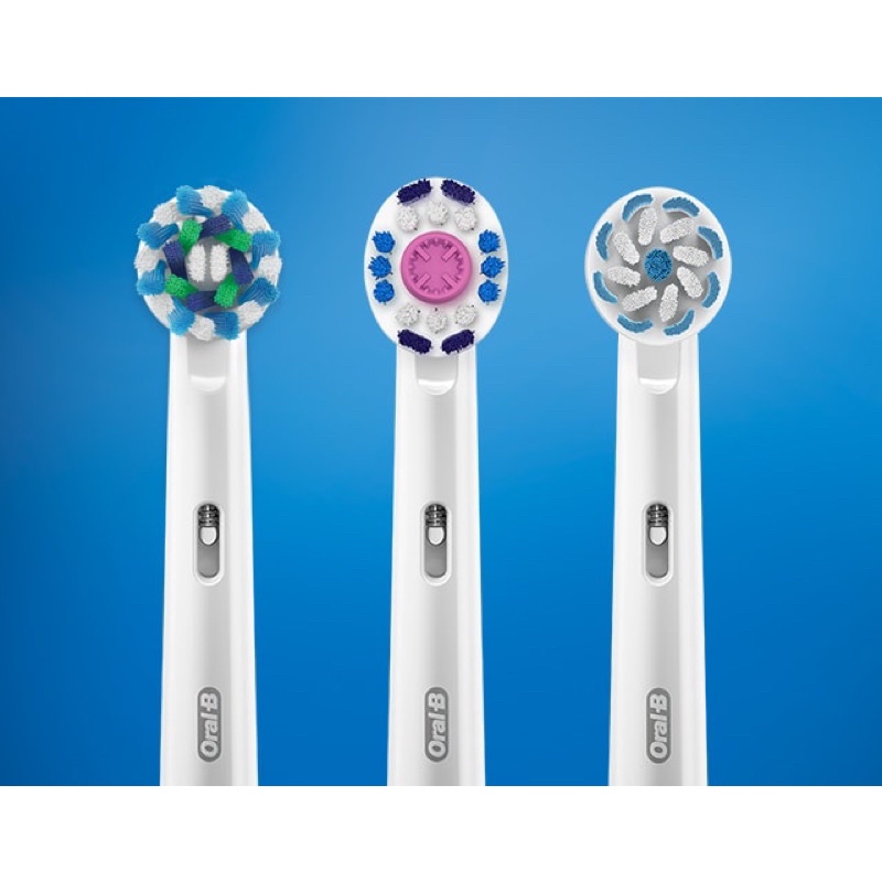 Đầu bàn chải điện Oral B tách set (không kèm thân và sạc bàn chải) : Cross Action, Sensi ultrathin, 3D white - hàng Đức