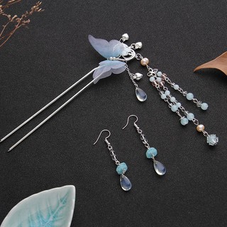 Phụ kiện cổ trang uyên ương hồ điệp