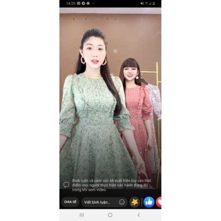 Đầm xòe hoa