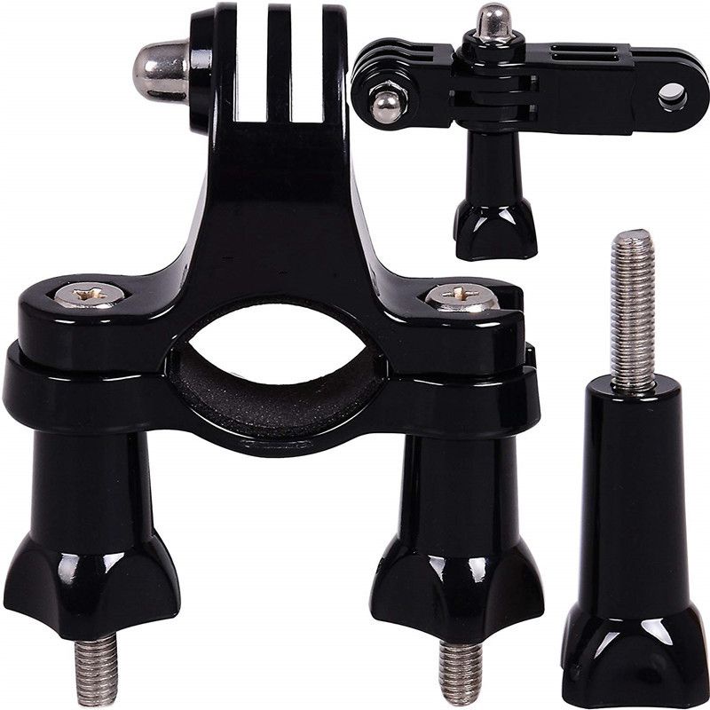 GOPRO Giá Kẹp Gắn Yên Xe Đạp Bằng Kim Loại Với Ốc Vít Kim Loại 3 Chiều Tùy Chỉnh Cho Go Pro Sports Camera