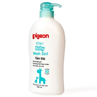 Sữa tắm gội pigenon 2 in 1 700ml