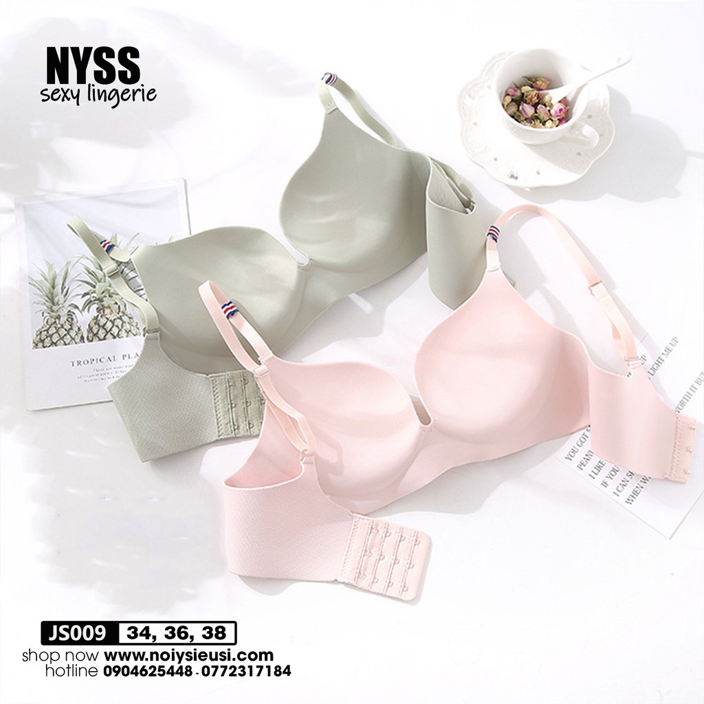 Áo Ngực Không Gọng Jutsyle JS009 Mút Dày 2.5cm Ôm Nâng Khít Ngực Gợi Cảm Cuốn Hút