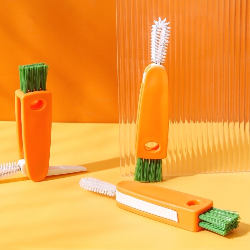 [FREE SHIP] Bộ Dụng Cụ Vệ Sinh Bình Sữa 3 Trong 1 Tiện Dụng