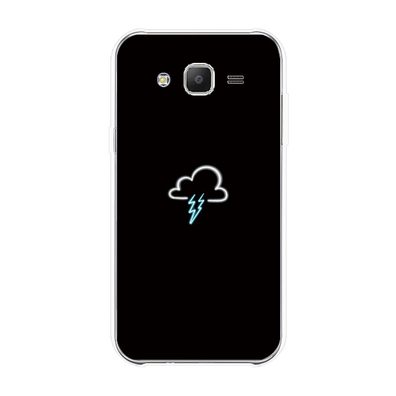 Ốp điện thoại TPU mềm màu đen cho Samsung Galaxy J3 J5 J7 2015 2016