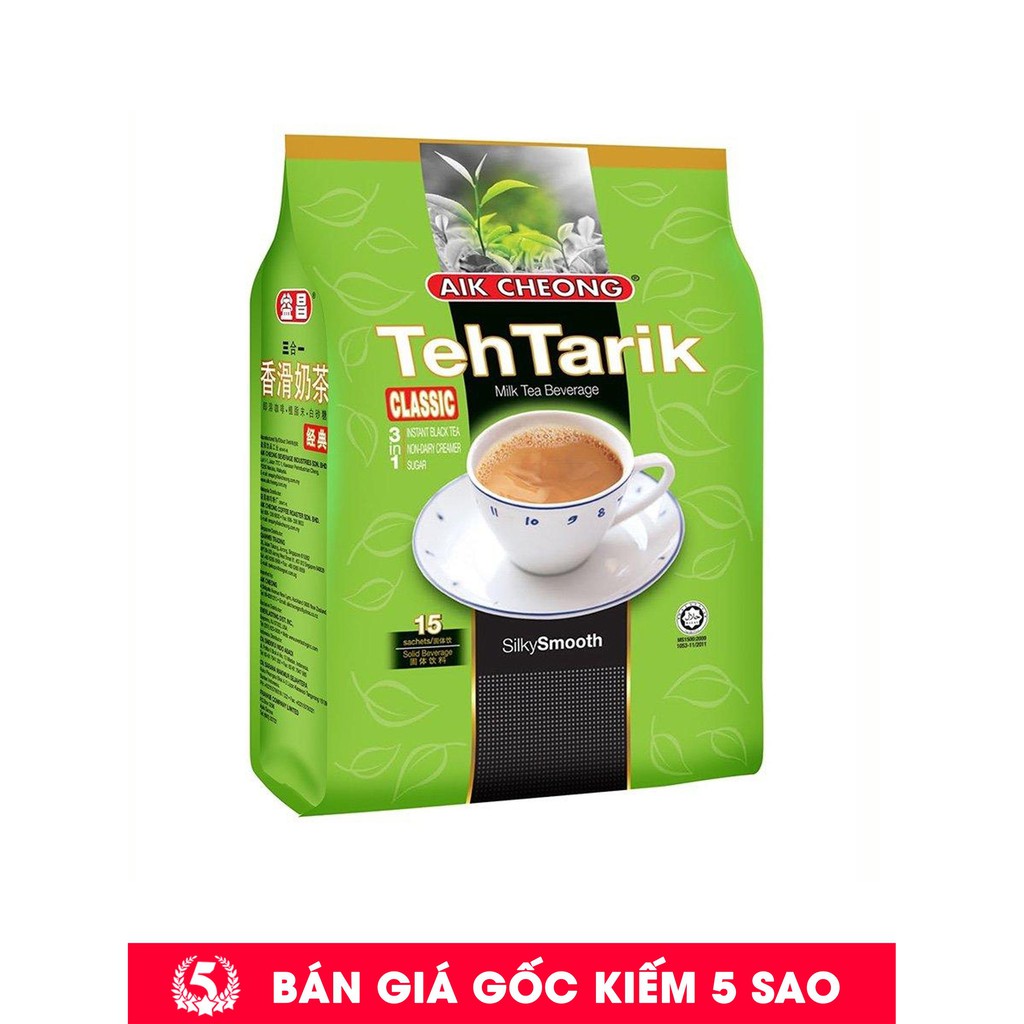 [Mã GROXUAN1 giảm 8% đơn 150K] Trà Sữa Tự Pha Malaysia Teh Tarik Trà Sữa Gói Vị Truyền Thống Hòa Tan 15 Gói x 40g | BigBuy360 - bigbuy360.vn