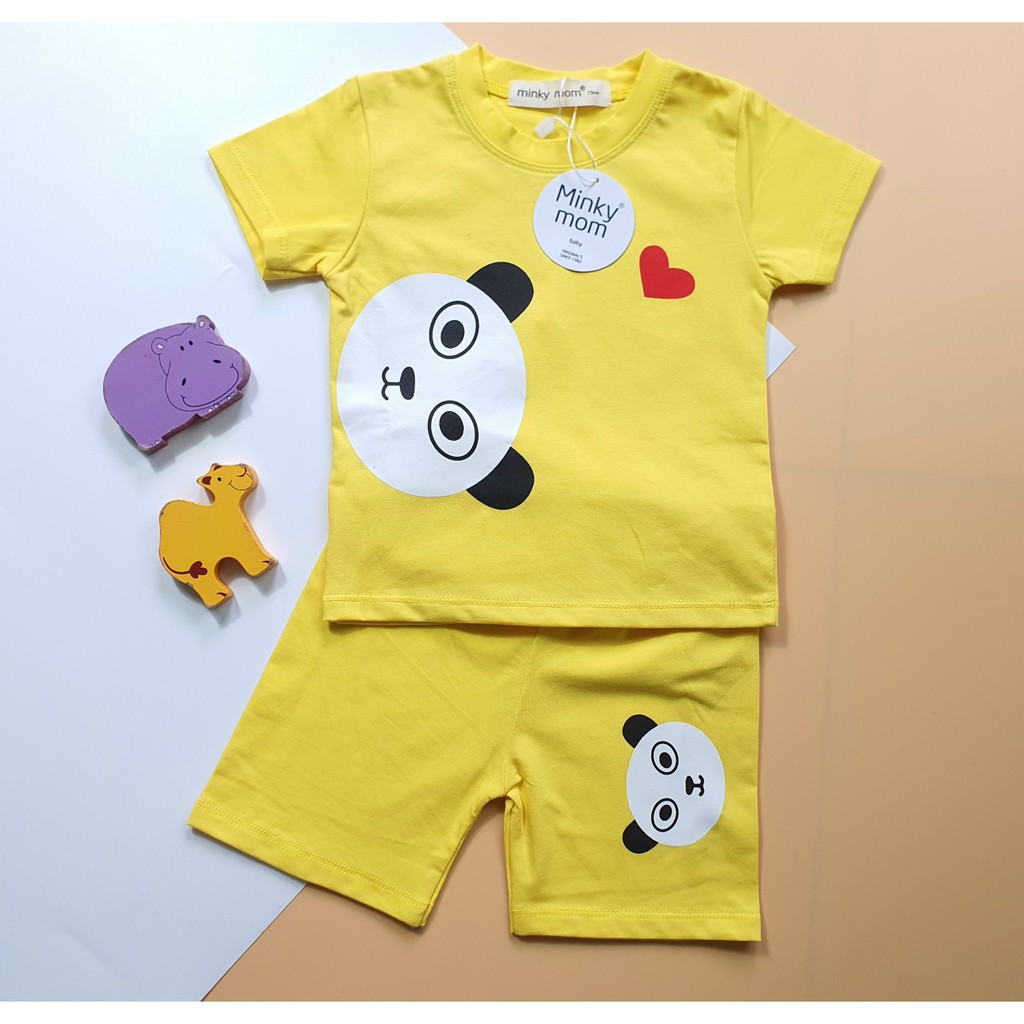 Bộ_cộc_tay Minky_Mom COTTONFREESHIPĐỒNG KIỂM HÀNG) SP cao cấp cho bé trai, gái 5-18kg