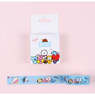 Washi tape BT21 1.5cm x 5m