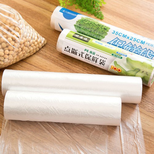 [Siêu Rẻ] - Cuộn 50 Túi Nilon Đựng Thực Phẩm ,Rau Củ Quả An Toàn cho Sức Khỏe 88273 Korea Store 88