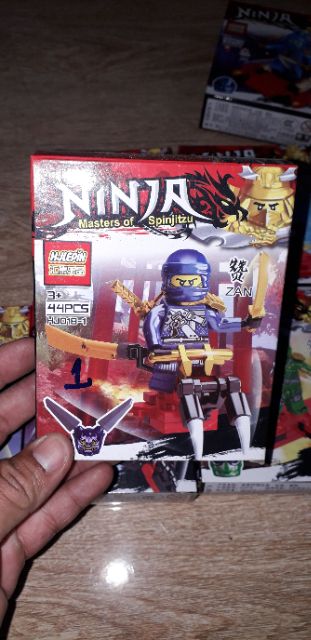 Lắp ráp 1 hộp LegoNinjago master HJ018