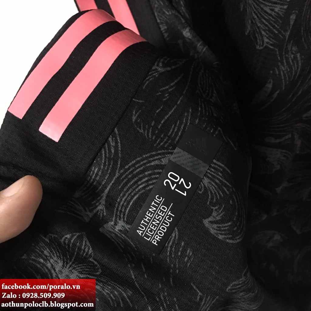 BỘ ÁO ĐẤU CLB REAL MADRID SÂN KHÁCH 2020/21 BẢN PLAYER CAO CẤP