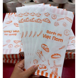 Túi giấy bánh mì in sẵn