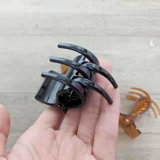 Kẹp tóc càng cua 5 Răng ( đen + nâu + trong suốt) KT20