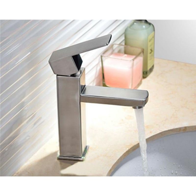 Vòi lavabo nóng lạnh Inox 304