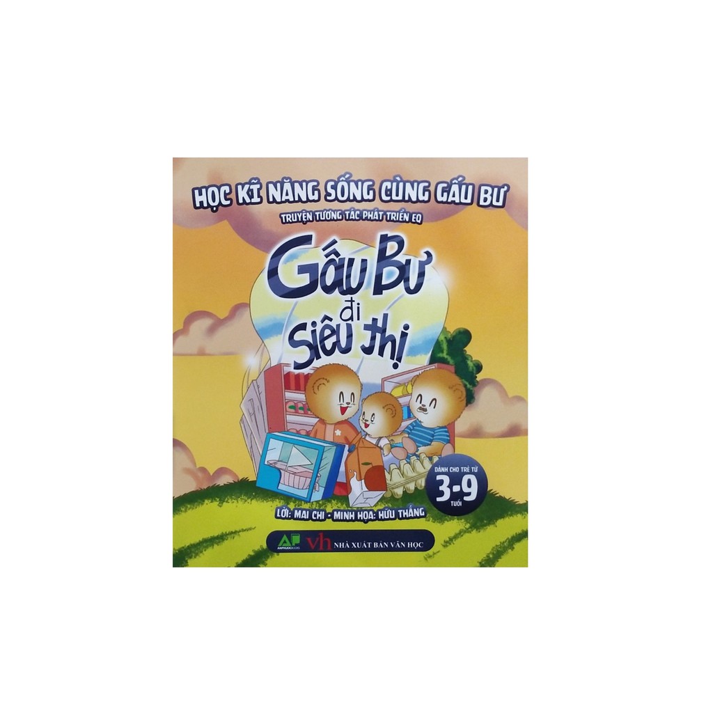 Sách - Gấu bư đi siêu thị ( học kỹ năng sống )