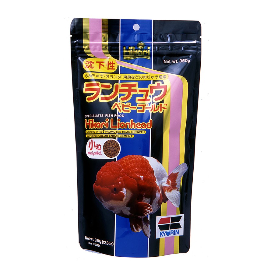 Thức ăn cao cấp cho cá ba đuôi  HIKARI LIONHEAD MINI 350G- Hạt Chìm