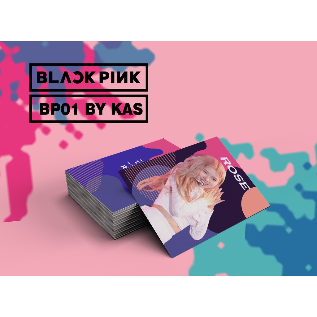 [Độc quyền] Set 4 card Blackpink data thiết kế đặc biệt bởi Kpop All Stars