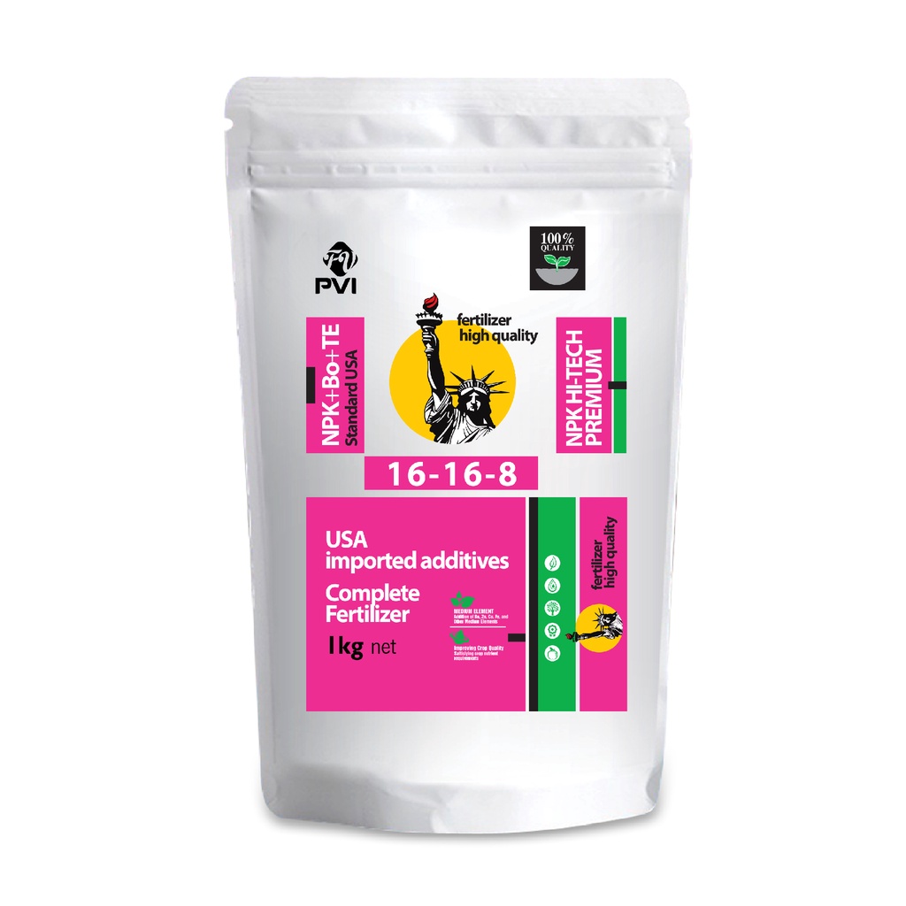 Phân bón NPK 16-16-8+Bo+TE I Nữ Thần (1kg)