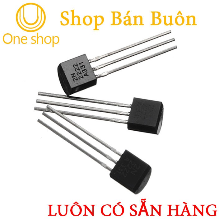 2N2222 TO-92 TRANS NPN 0.6A 40V