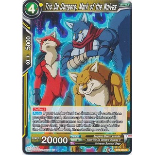 Thẻ bài Dragonball - TCG - Trio De Dangers, Mark of the Wolves  / BT9-065'