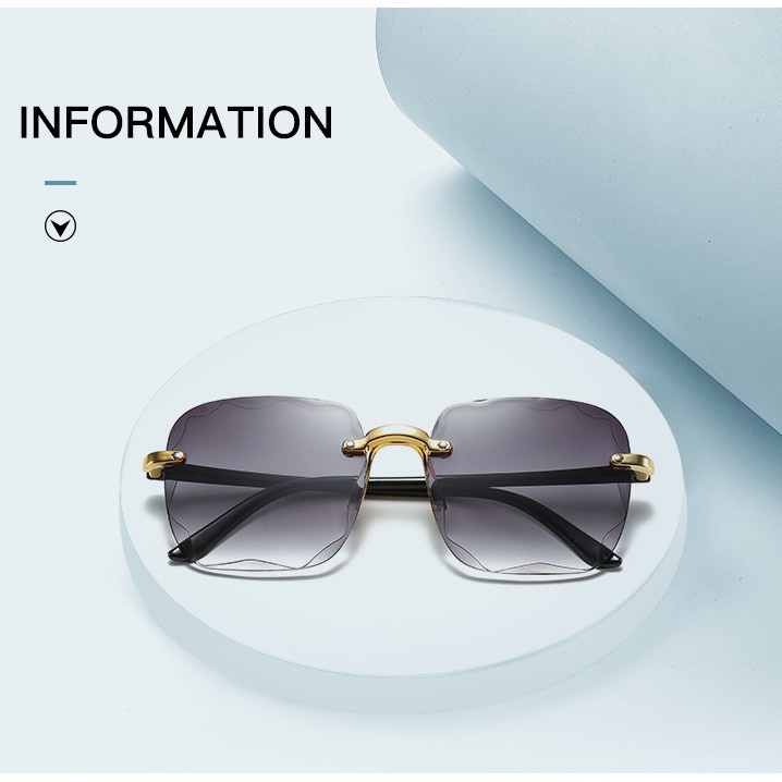 Kính Mát Gọng Vuông Lớn Phong Cách Hàn Quốc Dành Cho Nữ