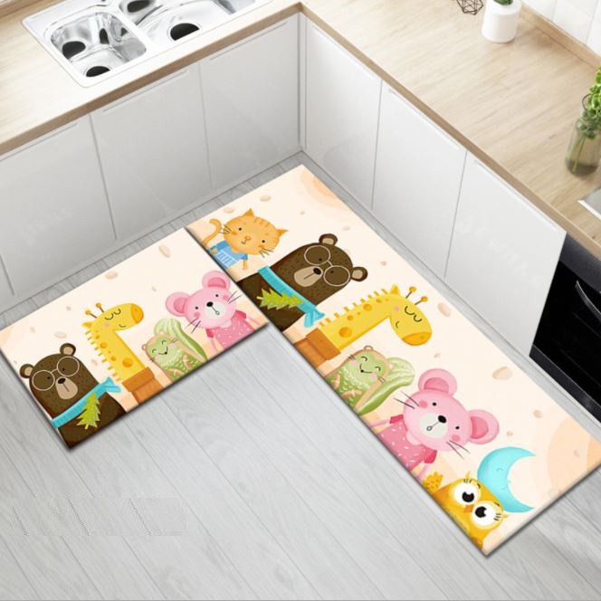 Thảm bếp hoạt hình (size 40*60 + 40*120)