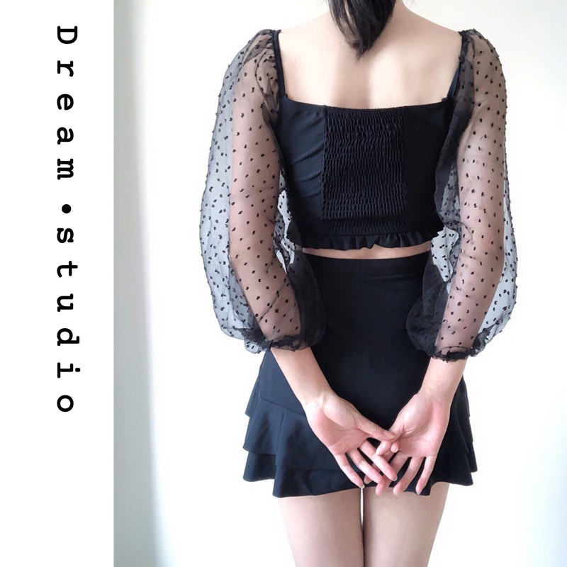 [Hàng Nhập] Set Bikini 2 Mảnh Phối Tay Phồng #8207 | BigBuy360 - bigbuy360.vn