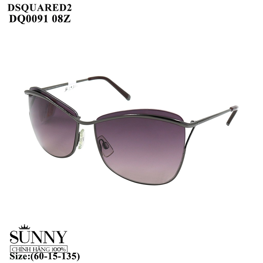 Kính mát nam nữ thời trang Dsquared2 DQ0091 nhiều màu chính hãng, thiết kế dễ đeo bảo vệ mắt