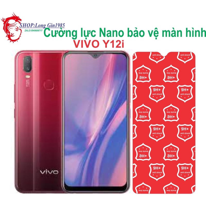 Vivo Y12i Cường lực Nano chống va đập chống trầy xước tốt