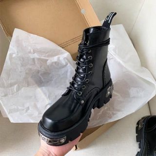 (SẴN - LÙI 1 SIZE) Boots ulzzang M101 đế đinh sắt