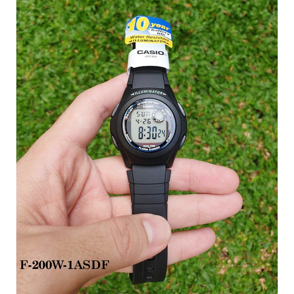 [GIÁ HỦY DIỆT] Đồng hồ điện tử nam dây nhựa Casio Standard chính hãng Anh Khuê F-201 | BigBuy360 - bigbuy360.vn