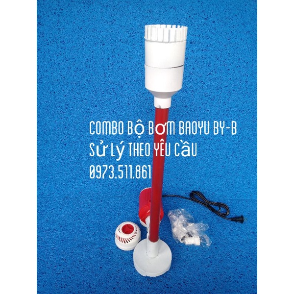 Combo bơm baoyu BYB 101 + hút mặt, đáy